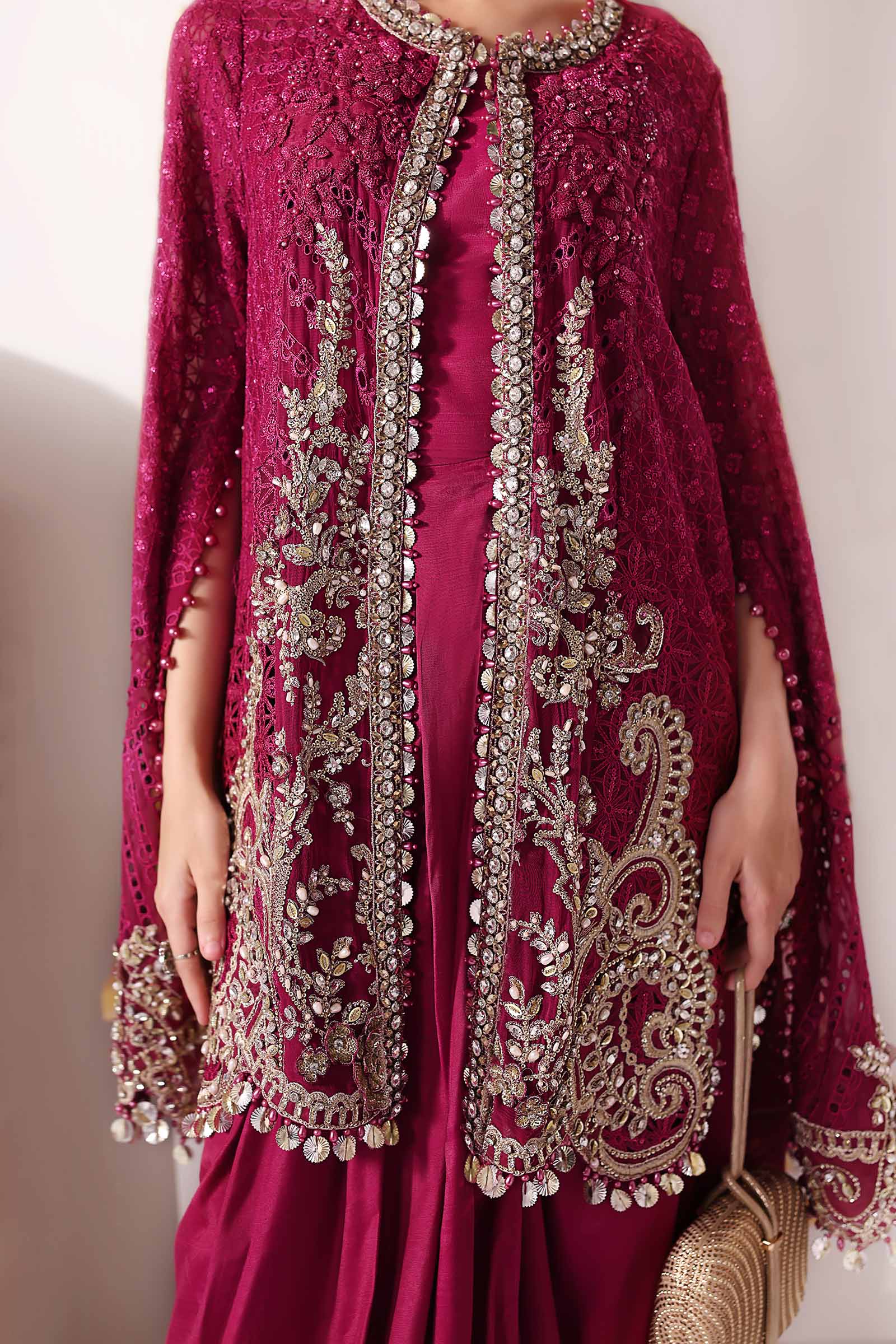 3 Piece Unstitched Embroidered Chiffon Suit | BD-3003 - Image 13