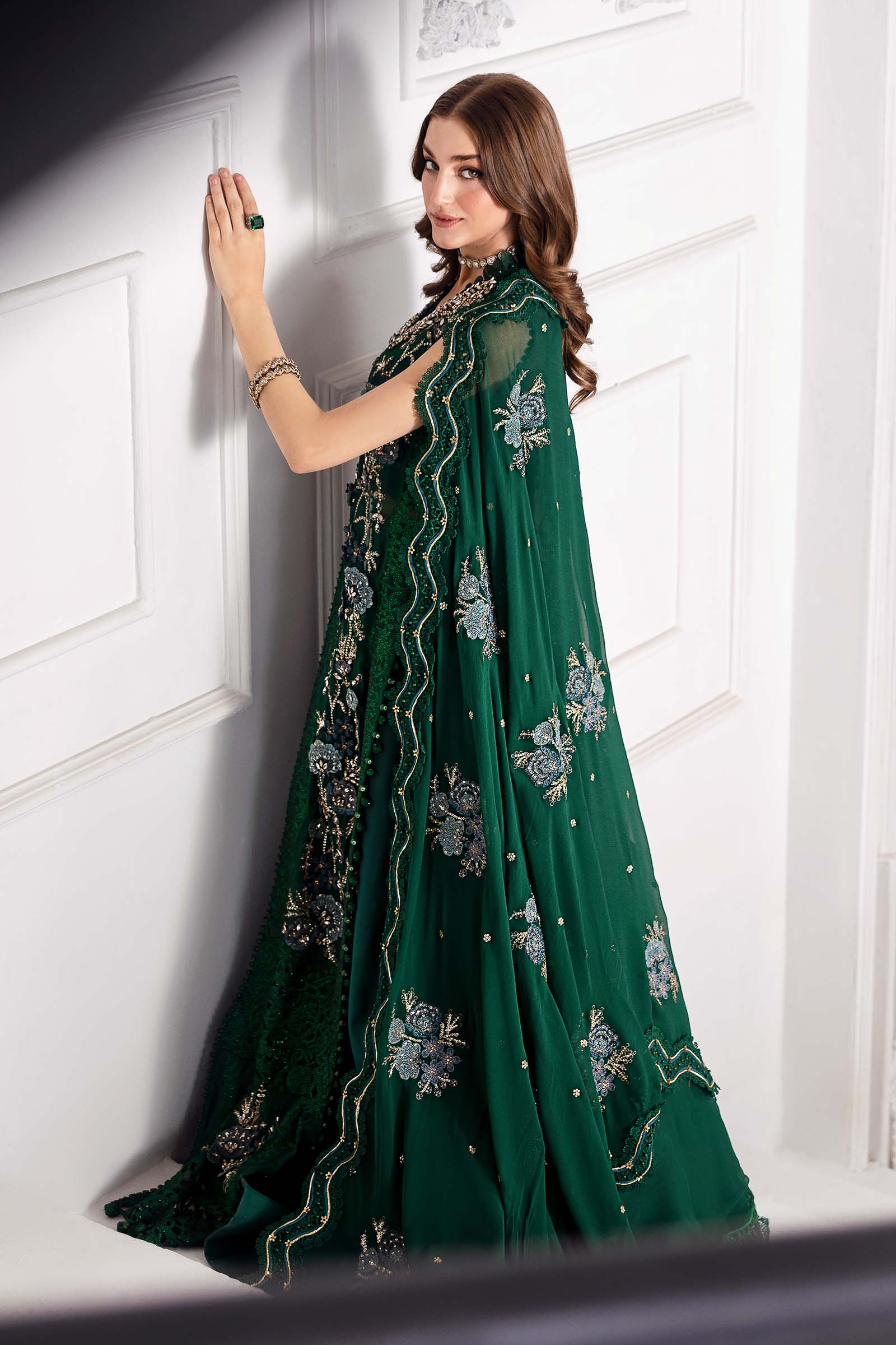 3 Piece Unstitched Embroidered Chiffon Suit | BD-3008 - Image 19