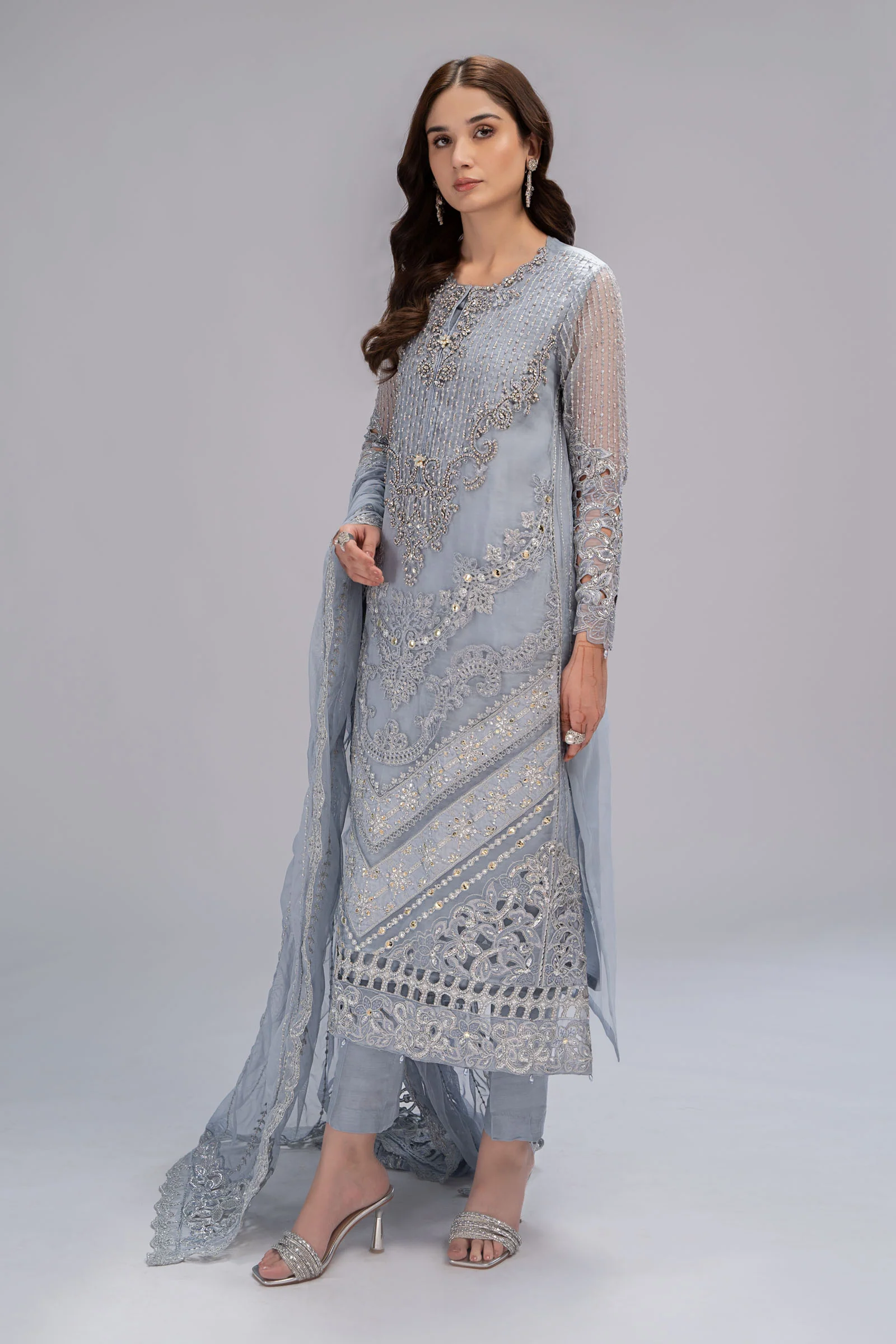 Suit Ice Blue BDS-2603 - Image 6