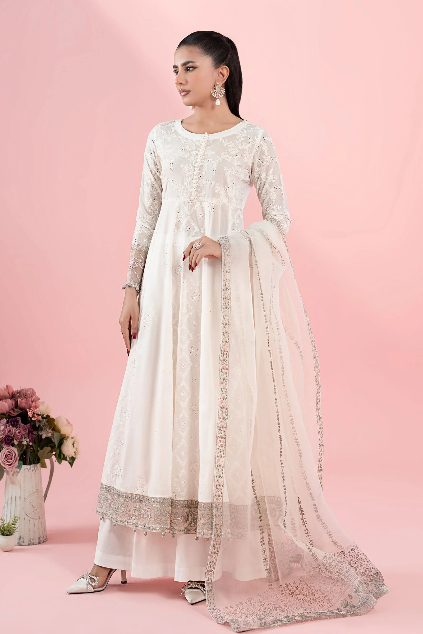 3 Piece Embroidered Lawn Suit