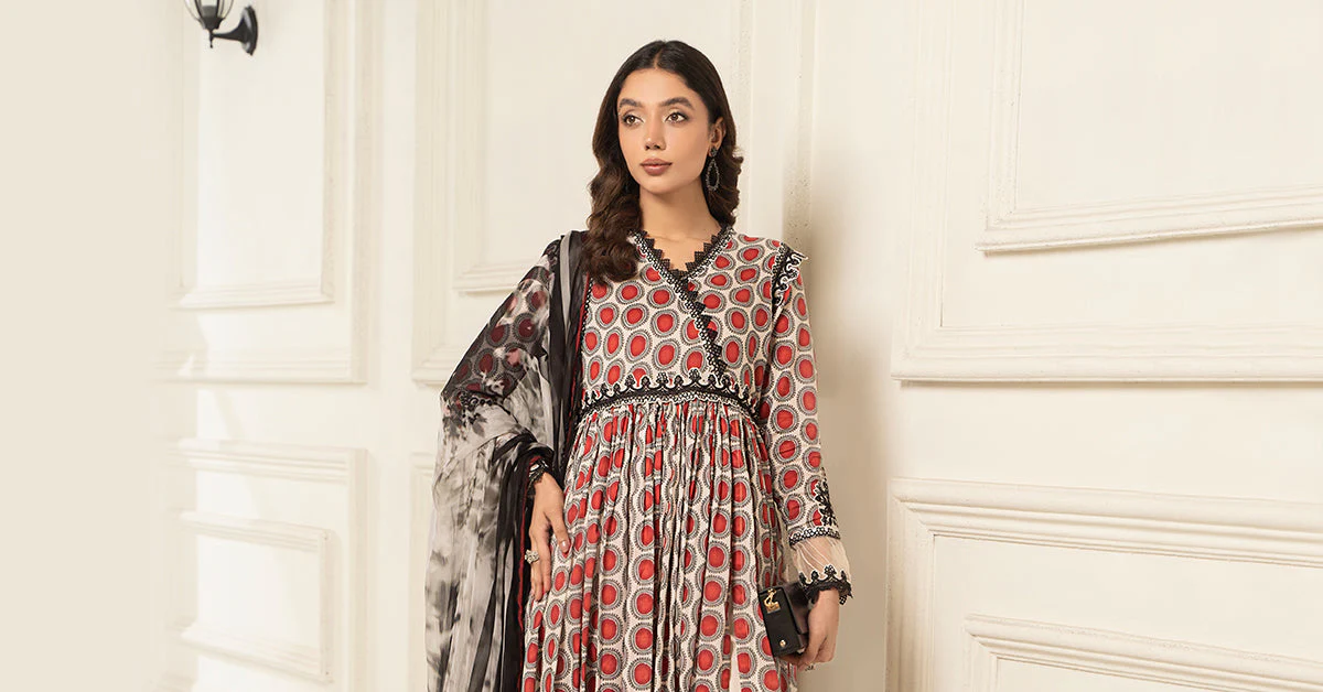 3 Piece Printed Lawn Suit - Image 9