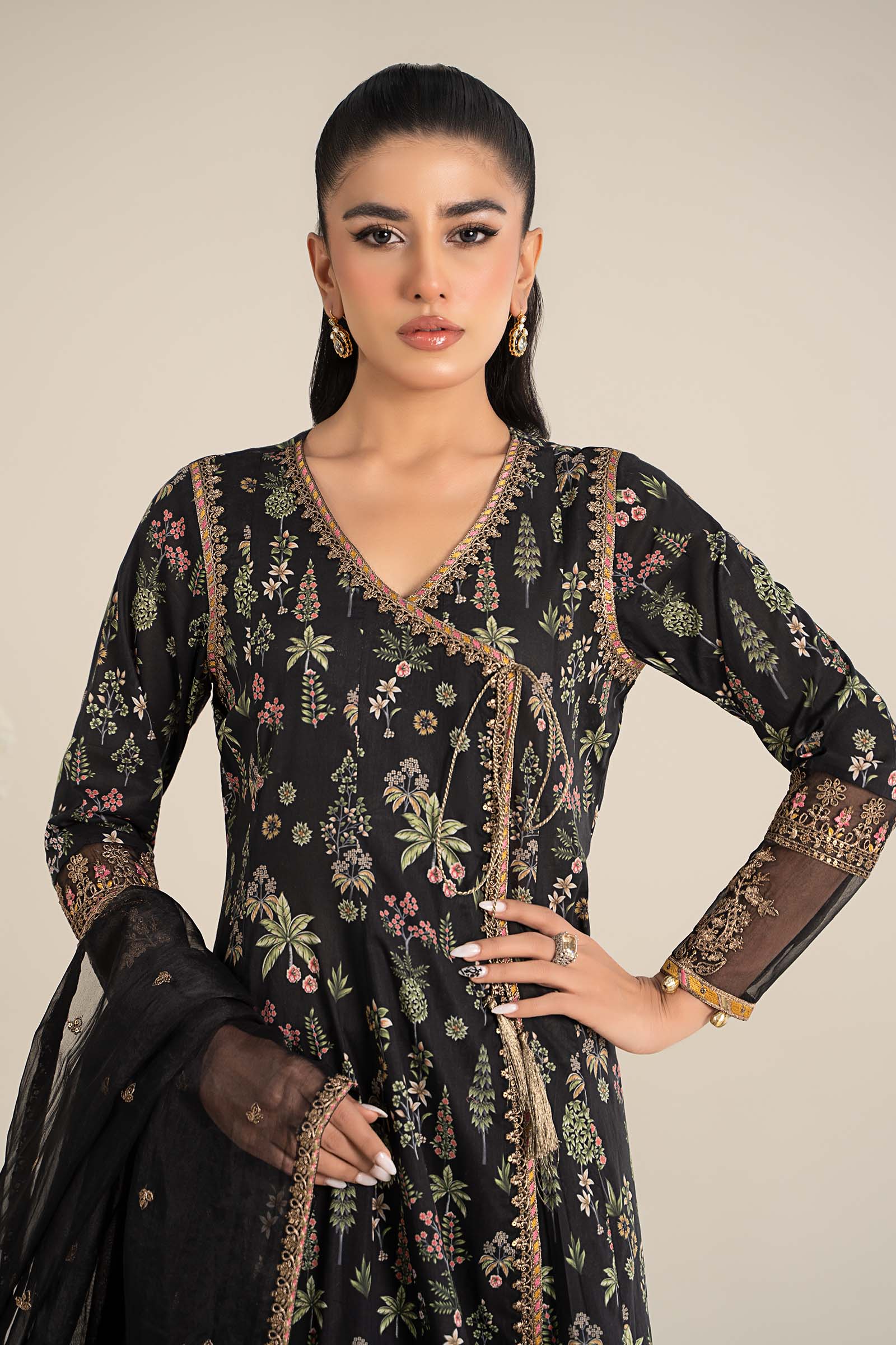 3 Piece Printed Lawn Suit - Image 3