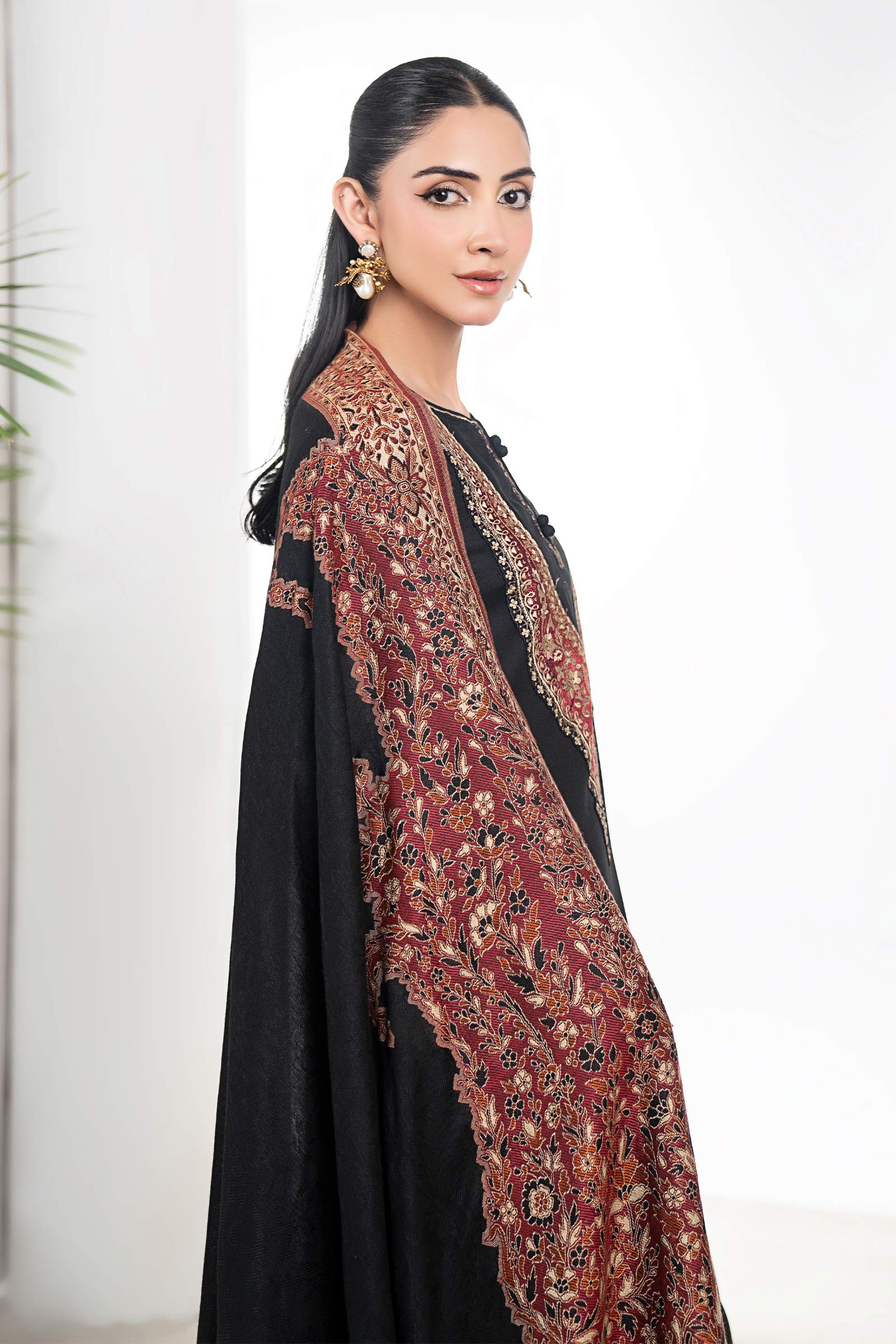 3 Piece Embroidered Marina Twill  Suit - Image 6