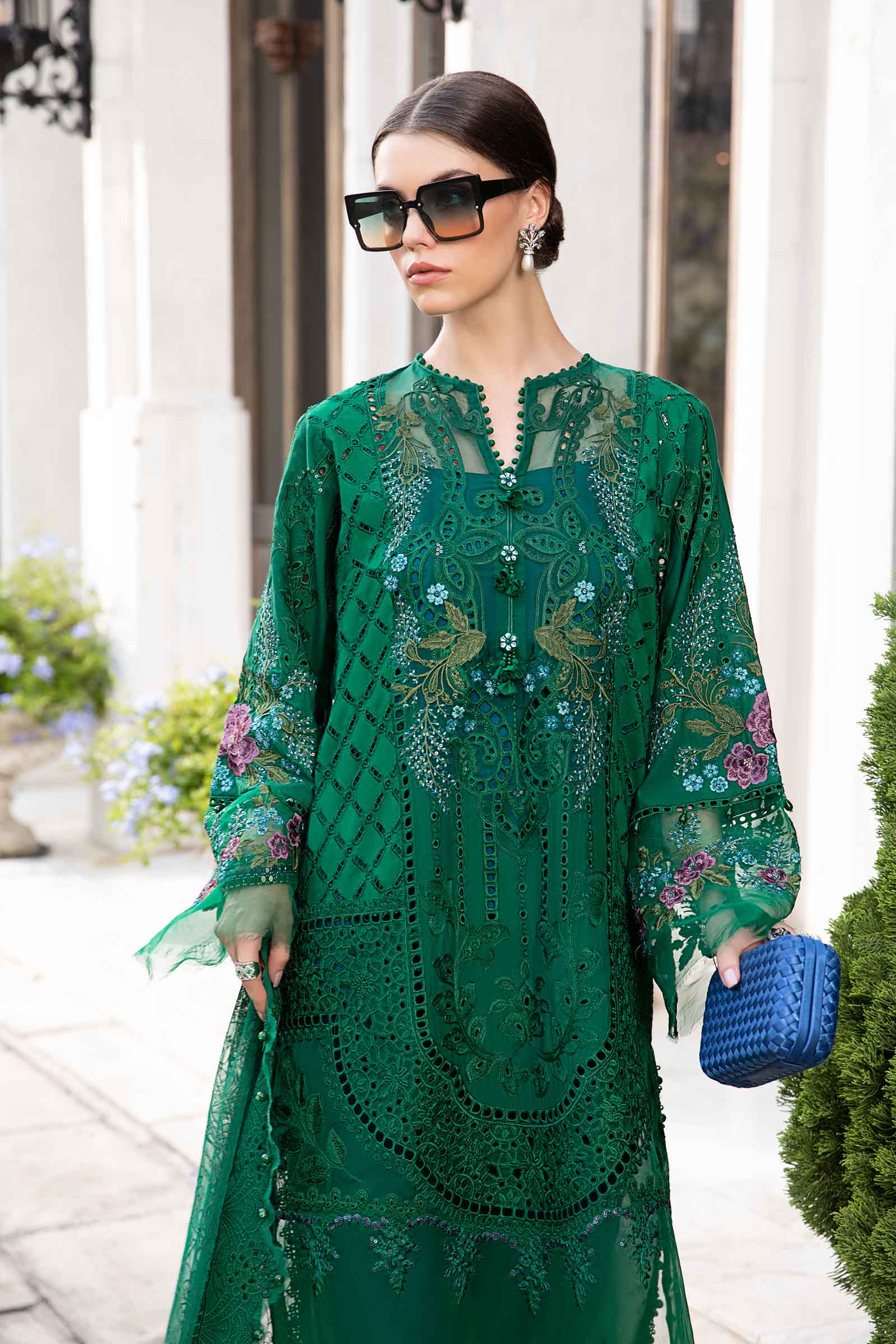 3 Piece - Unstitched Suit | EID LAWN-24-02 - Image 3