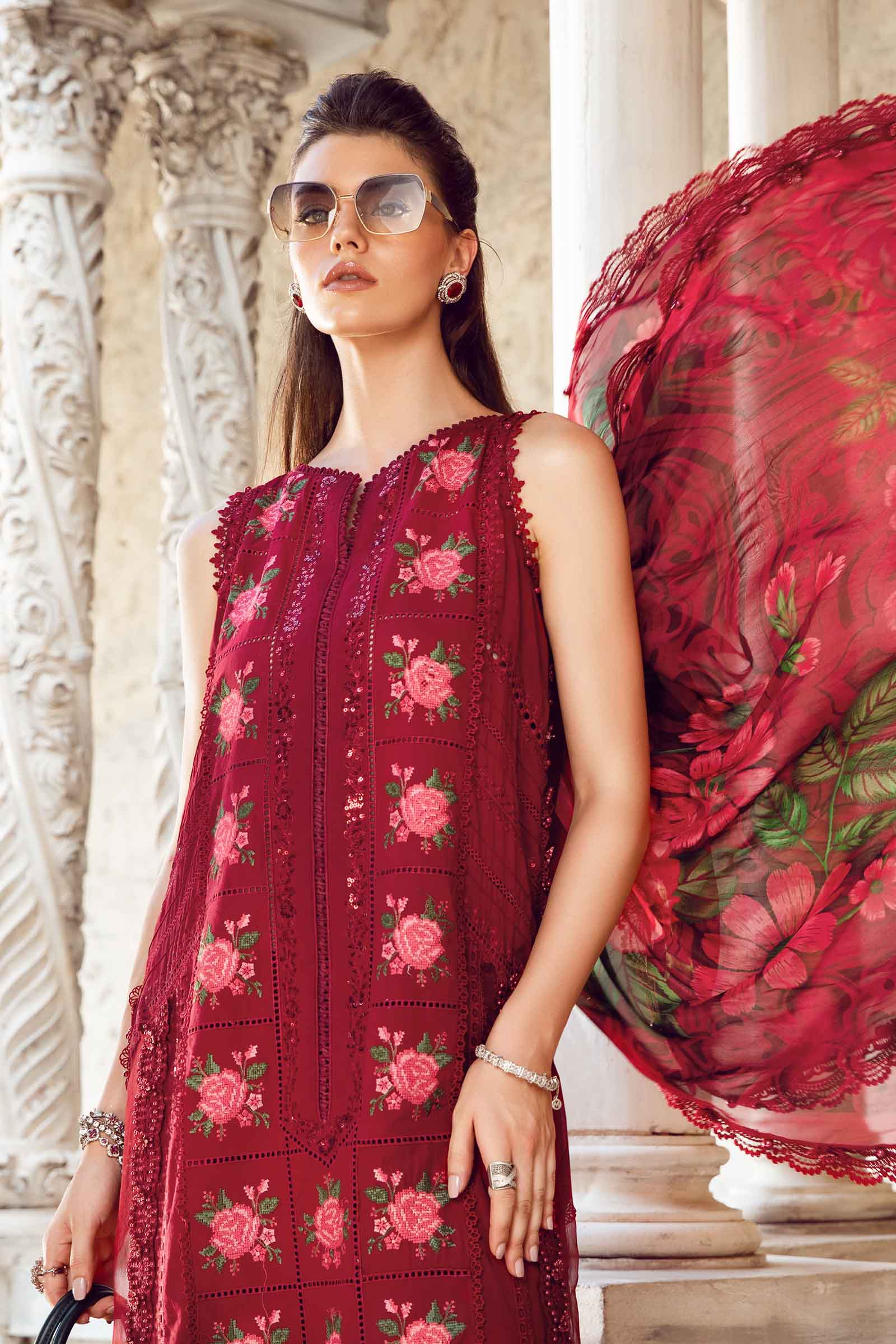 3 Piece - Unstitched Suit | EID LAWN-24-05 - Image 3