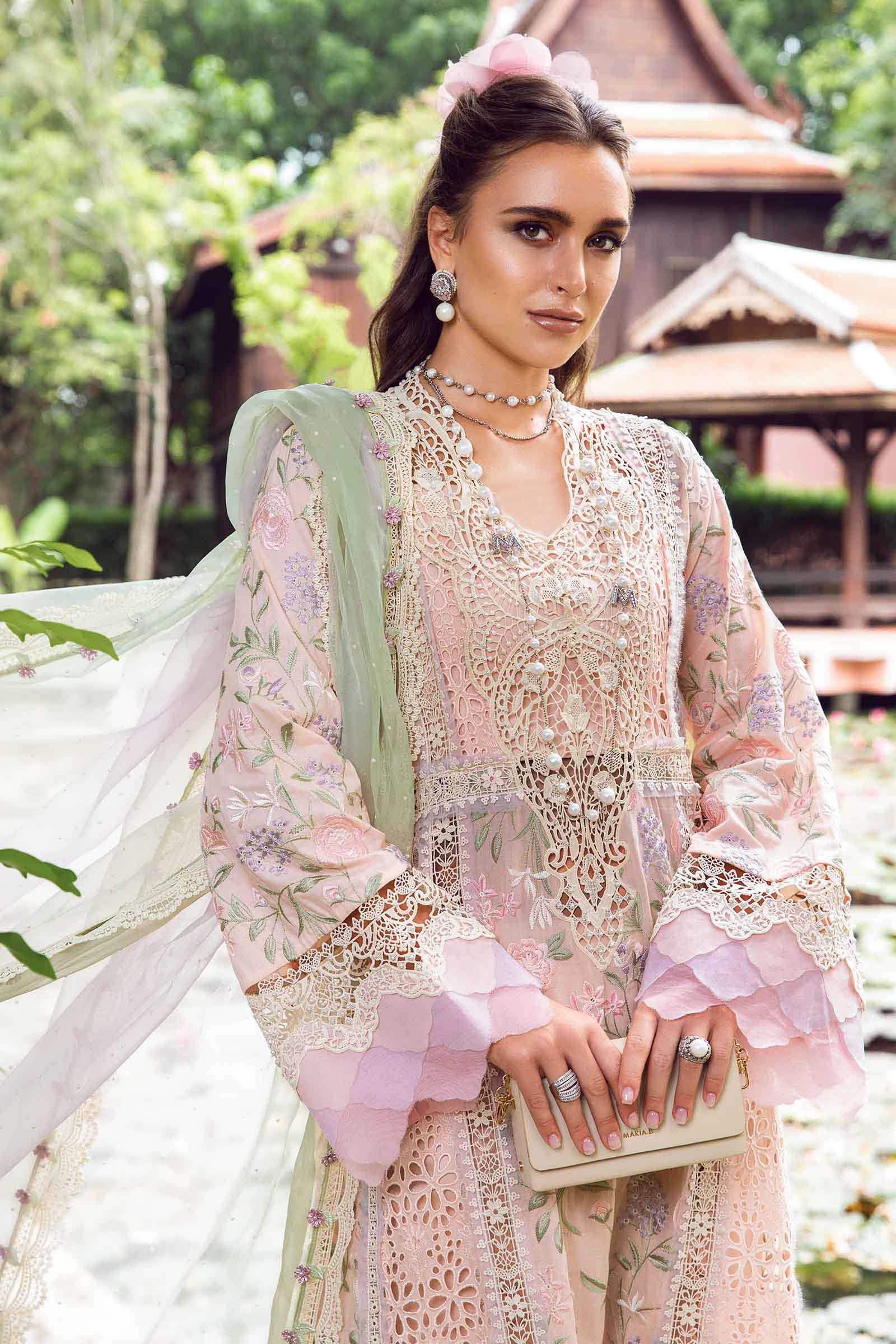 3 Piece - Unstitched Suit | EID LAWN-24-07 - Image 2