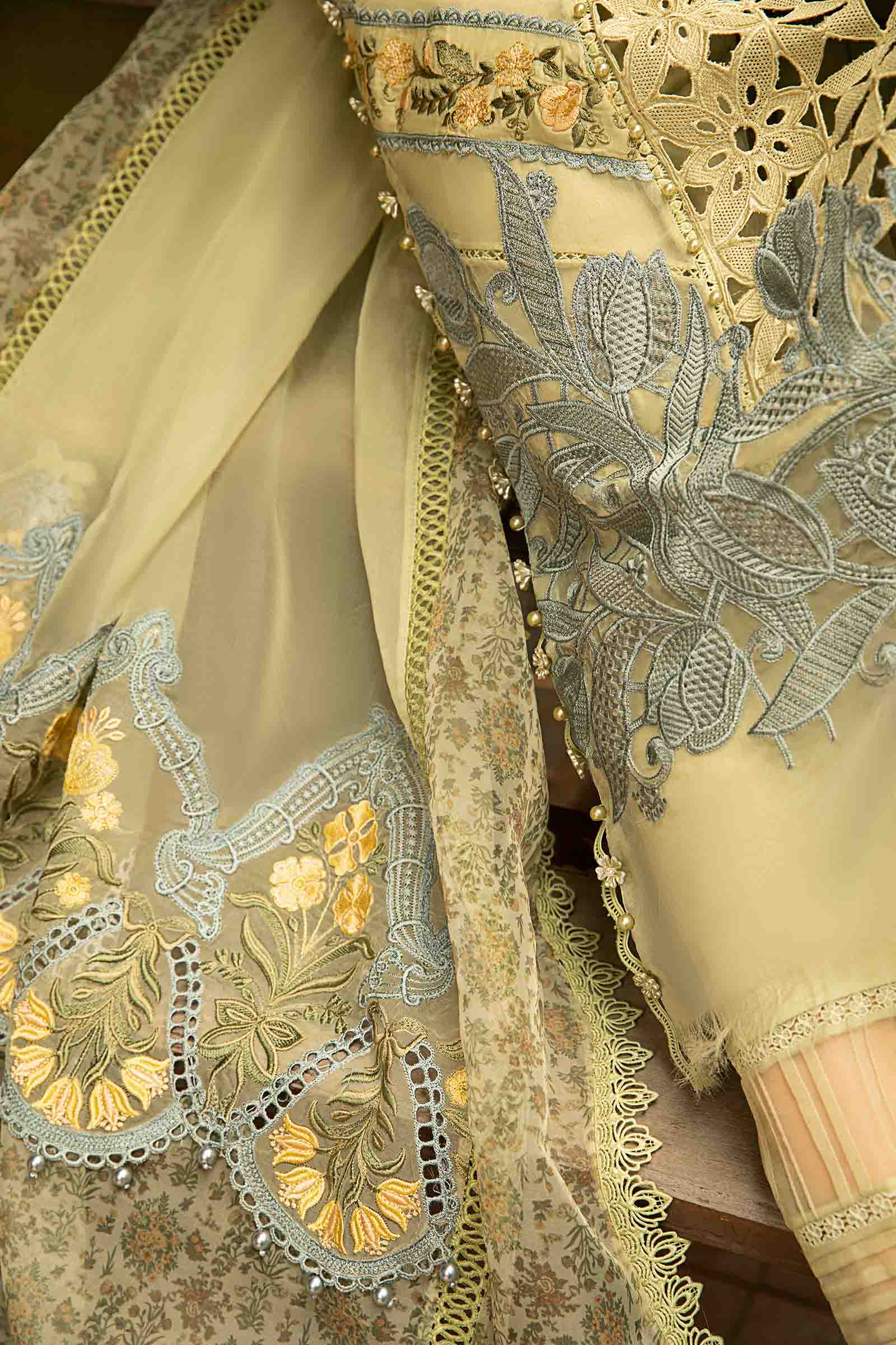 3 Piece - Unstitched Suit | EID LAWN-24-10 - Image 5