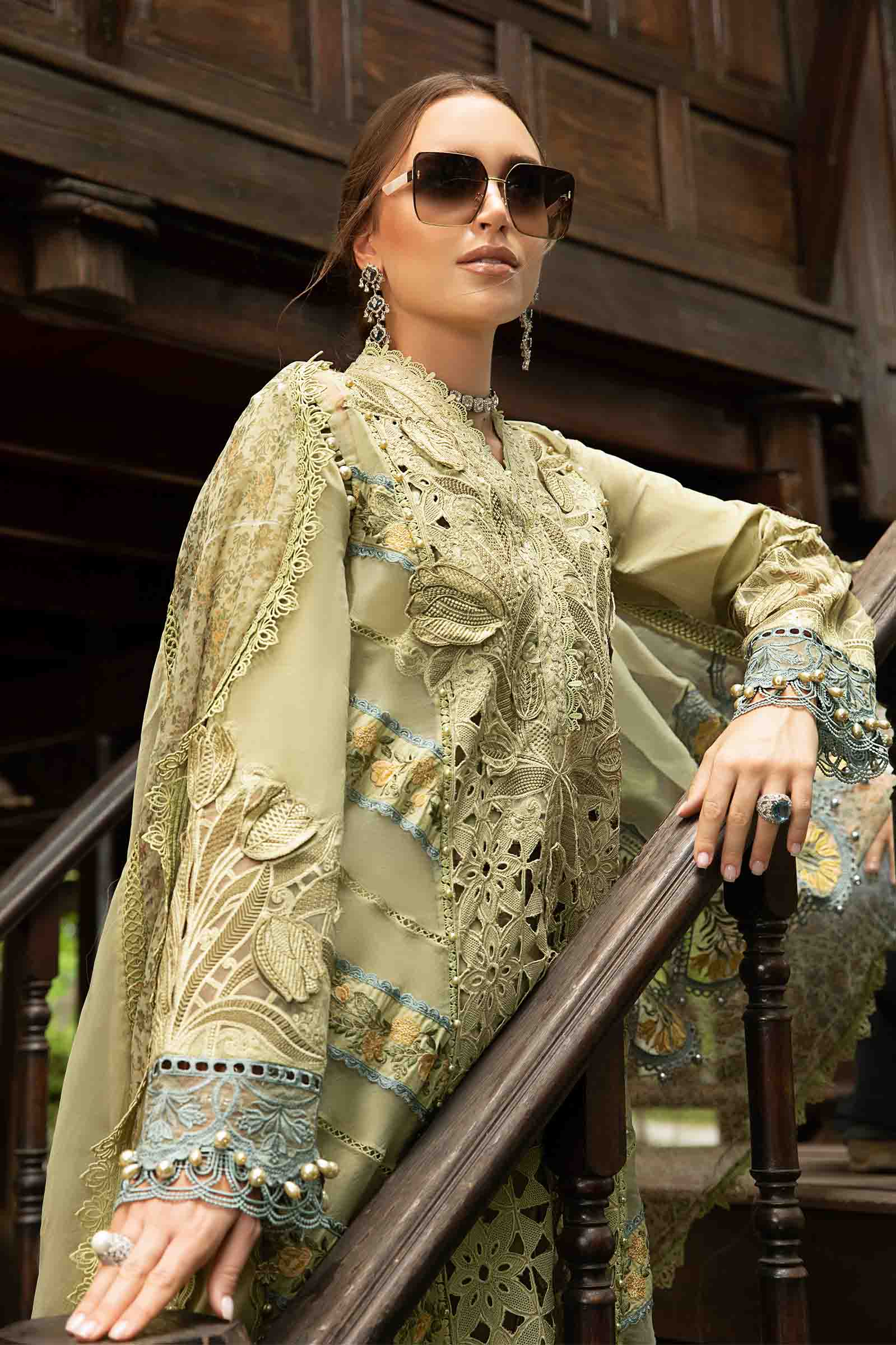 3 Piece - Unstitched Suit | EID LAWN-24-10 - Image 6