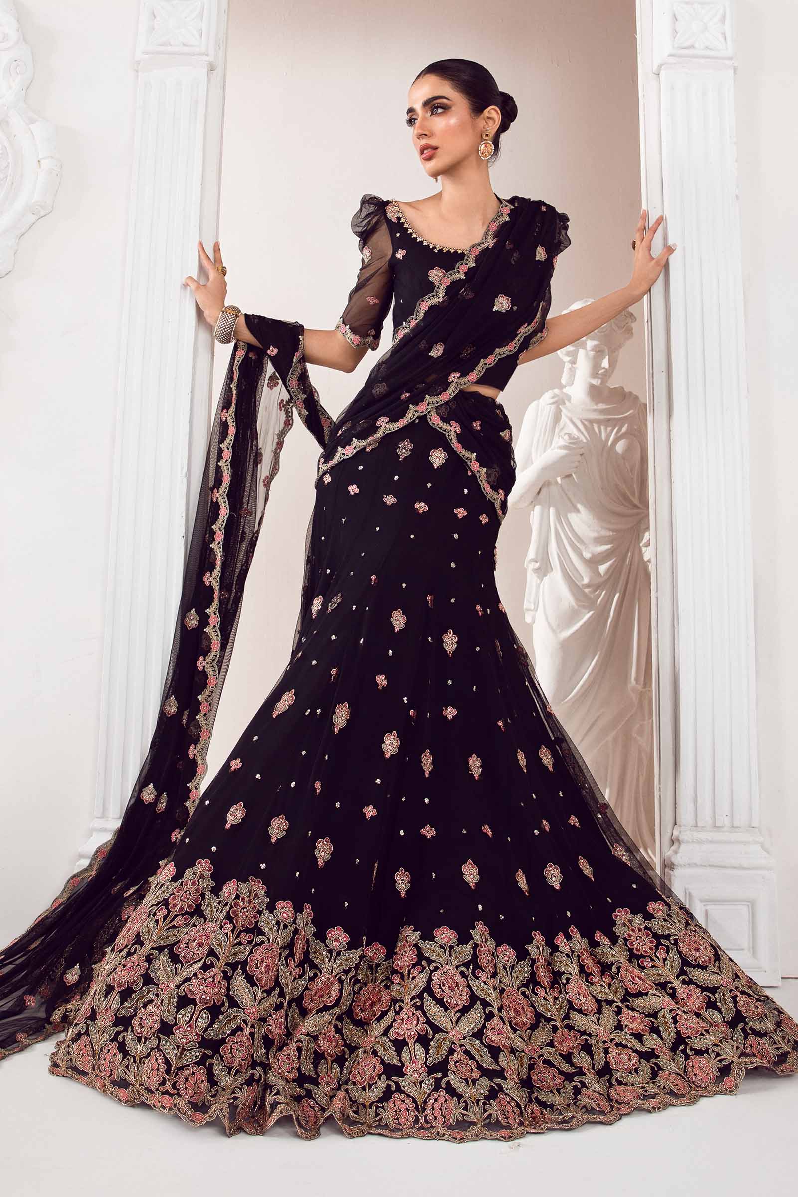 Embroidered Poly Net Fabric (3Pcs) | LF-704 - Image 7