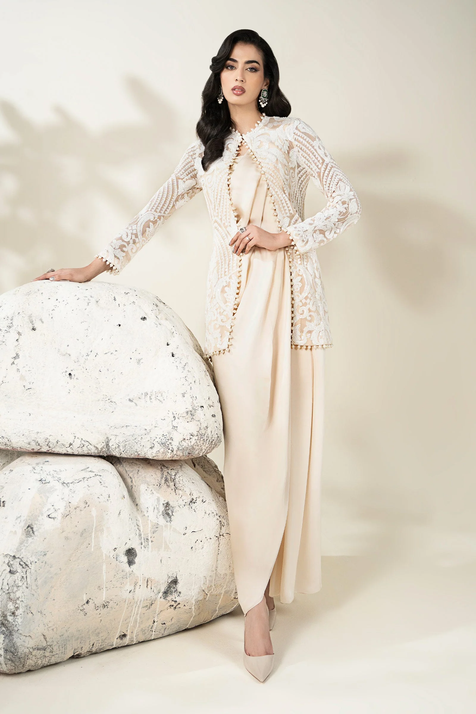 Embroidered Net Fabric (1Pc) | LF-CH25-09 - Image 11
