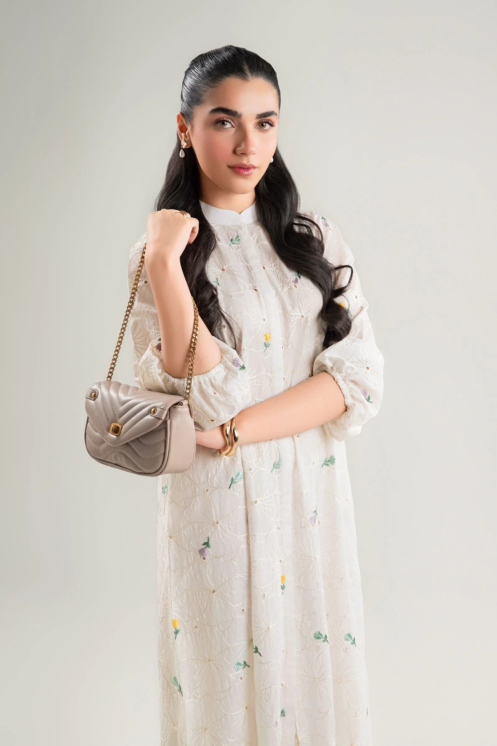 Embroidered Lawn Dress - Image 3
