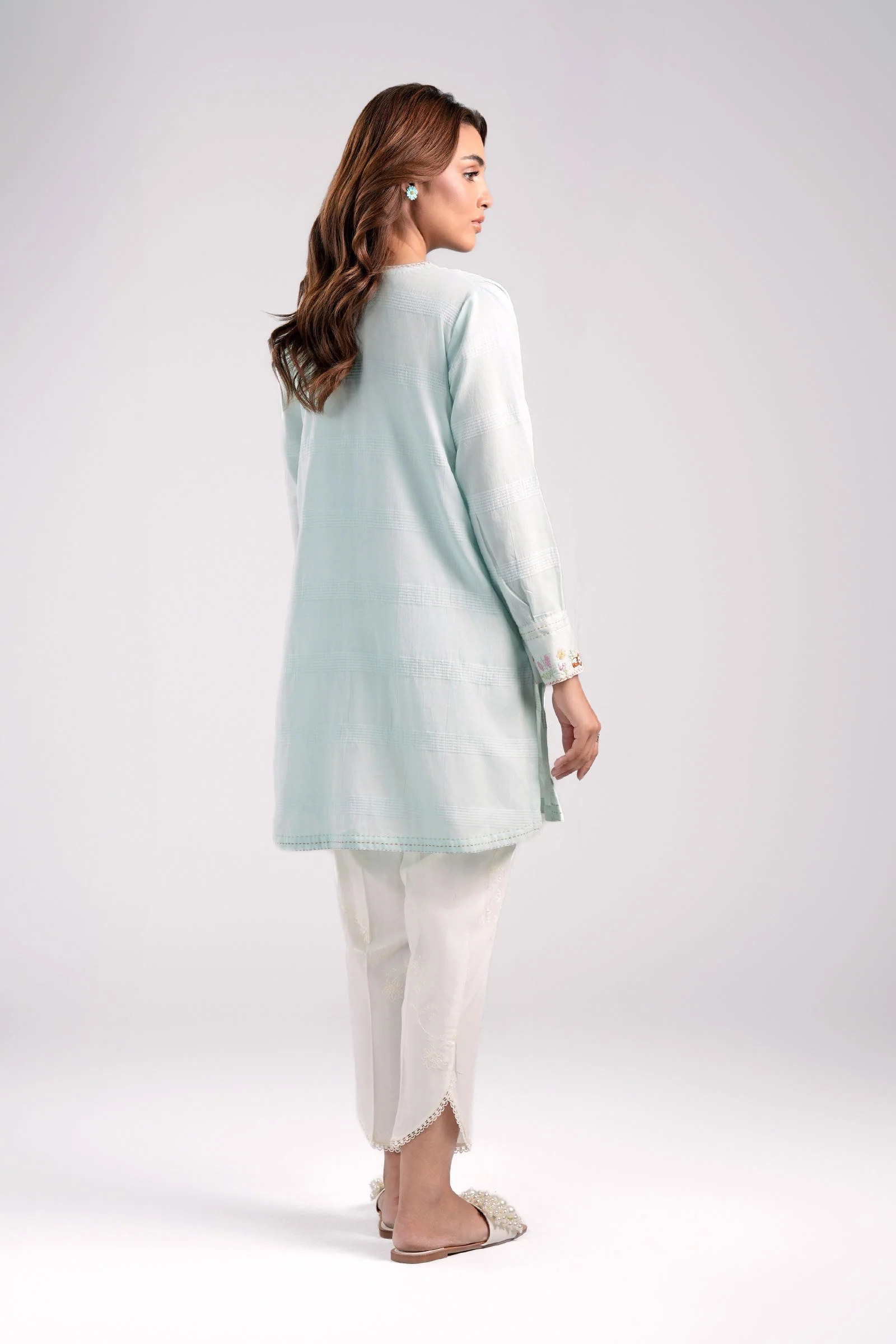 Embroidered Textured Tunic - Image 6