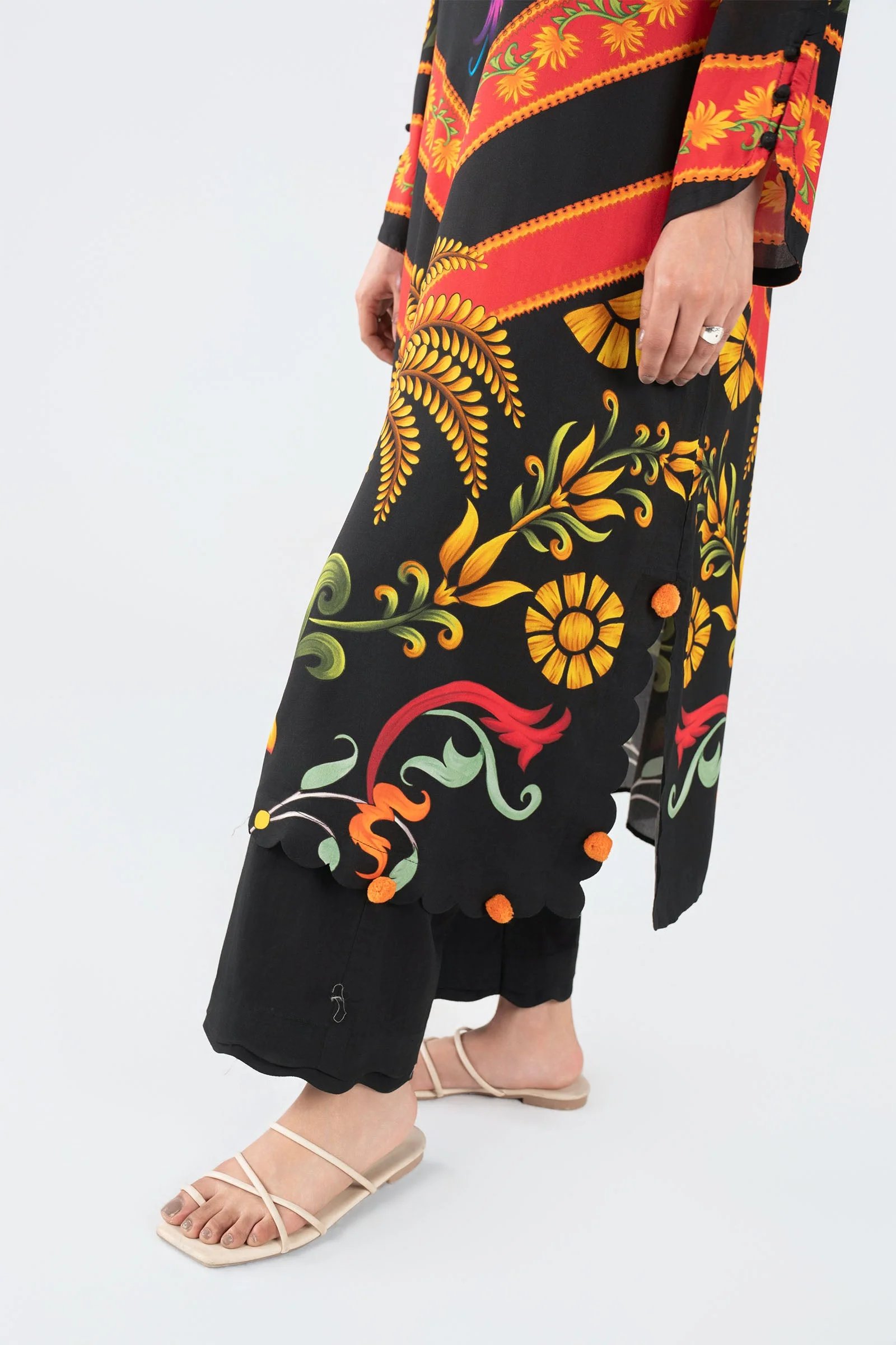 Printed Arabic Lawn Shirt - Image 7