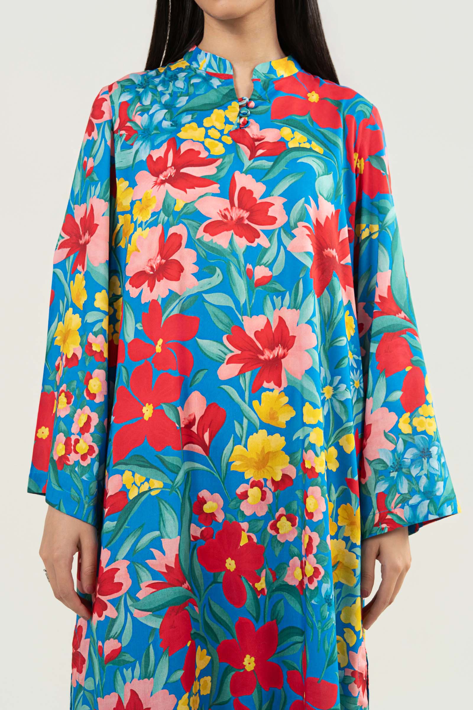 2 Pc Printed Arabic Lawn Suit - Image 4