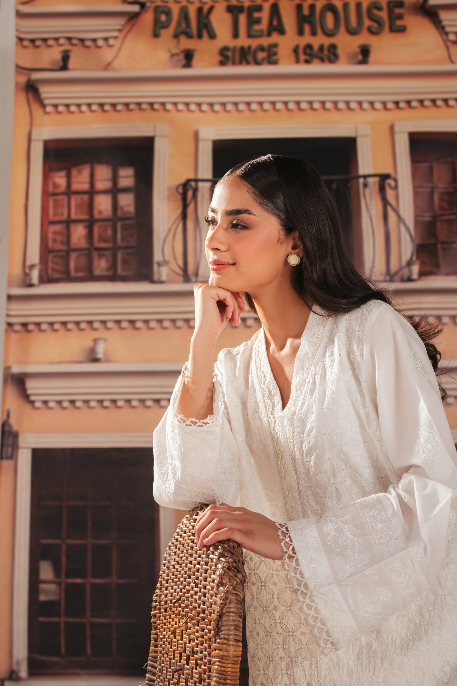 Embroidered Lawn Kurta - Image 2