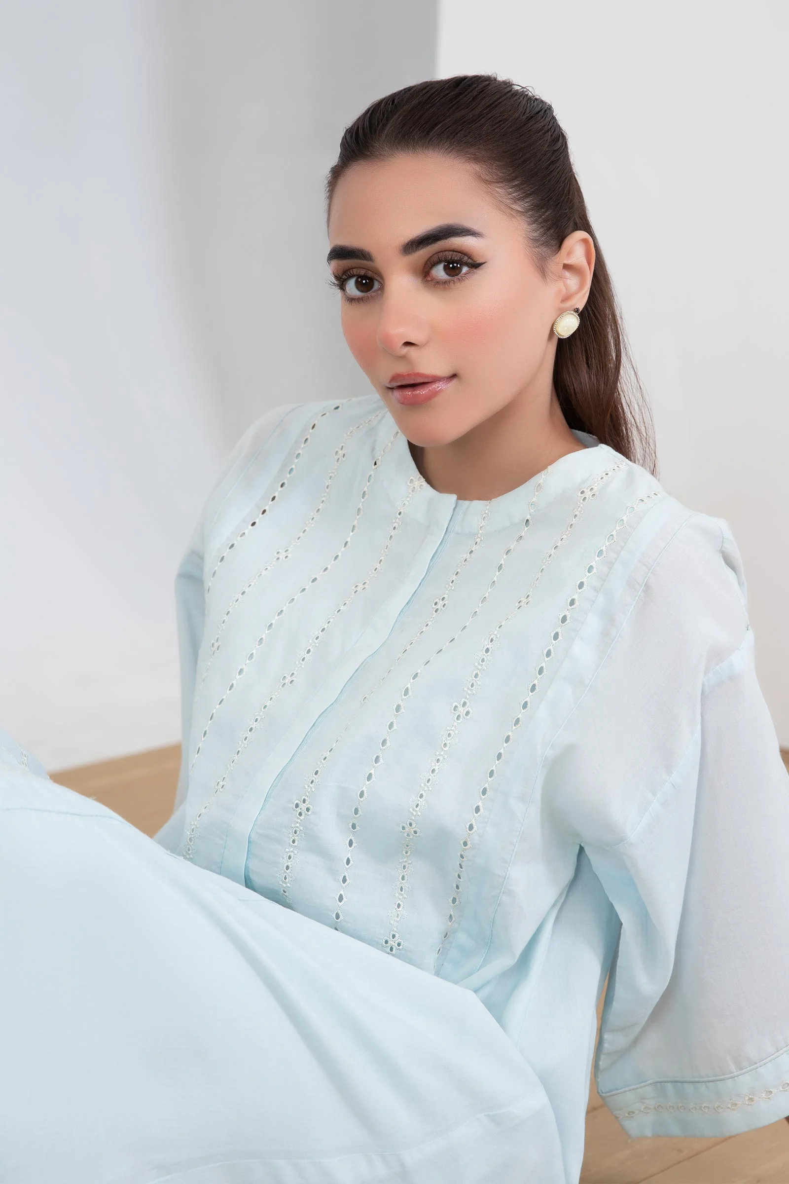 Embroidered Lawn Dress - Image 3
