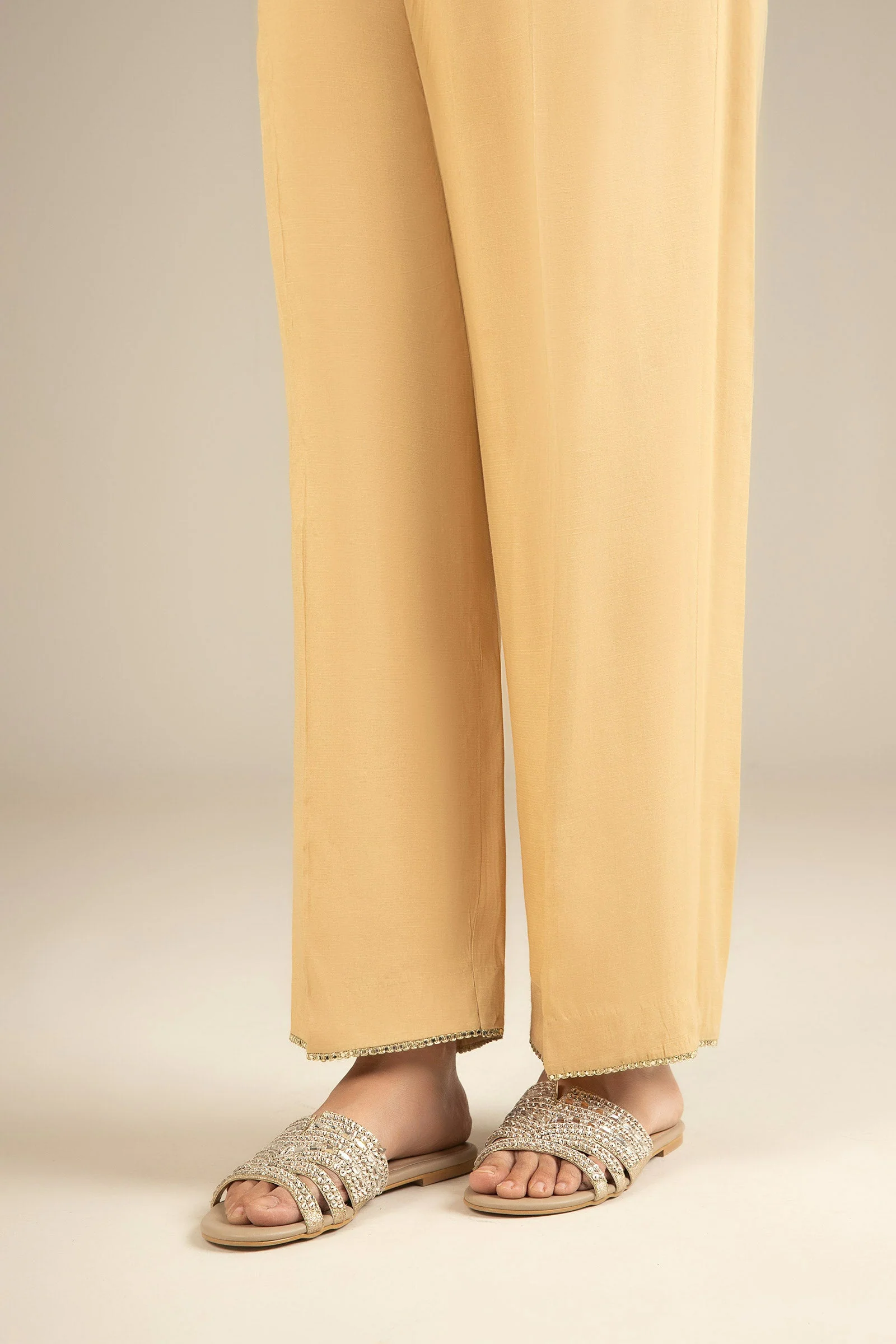 Dyed Raw Silk Trouser - Image 2