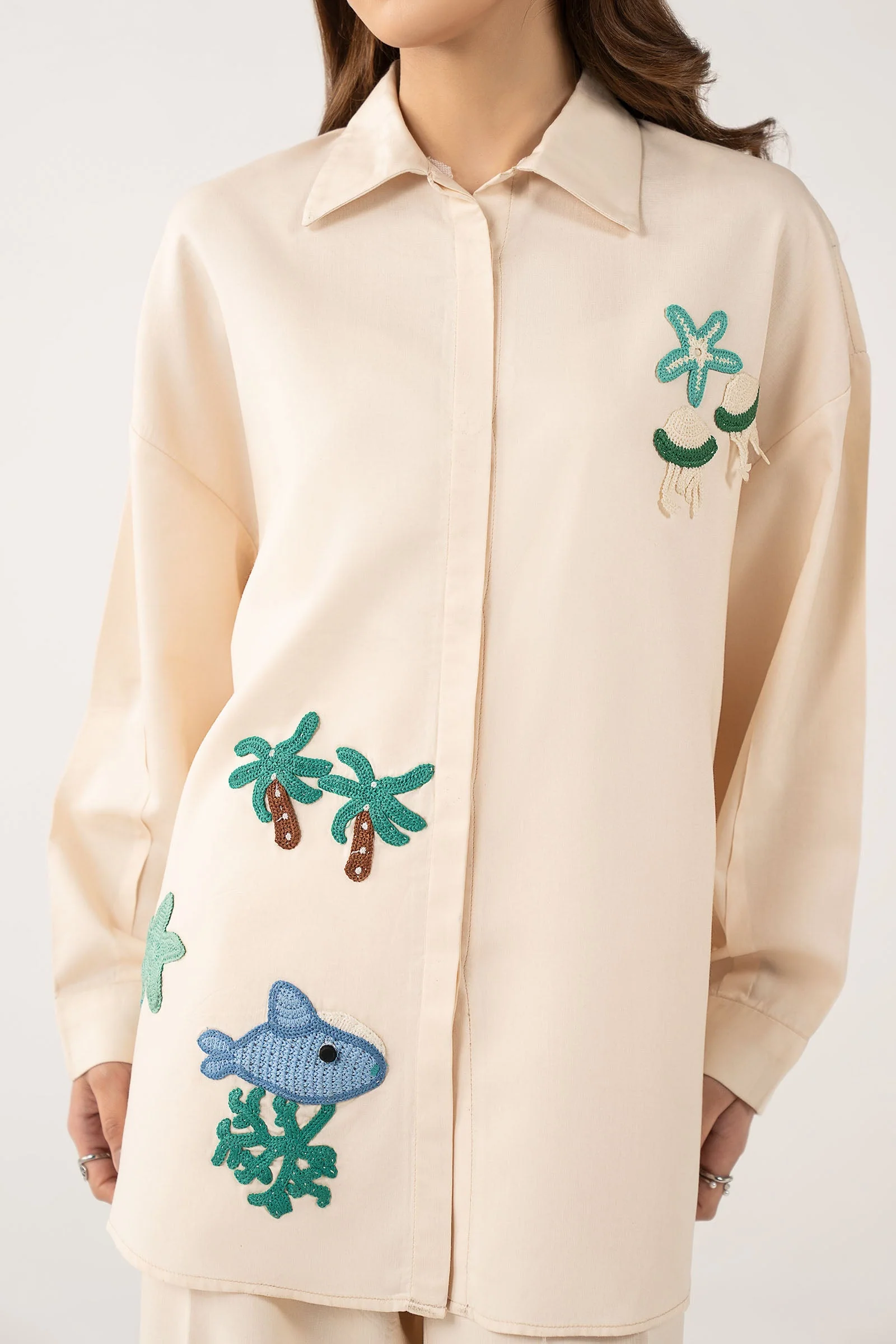 2 Pc Dyed Arabic Lawn Suit - Image 7