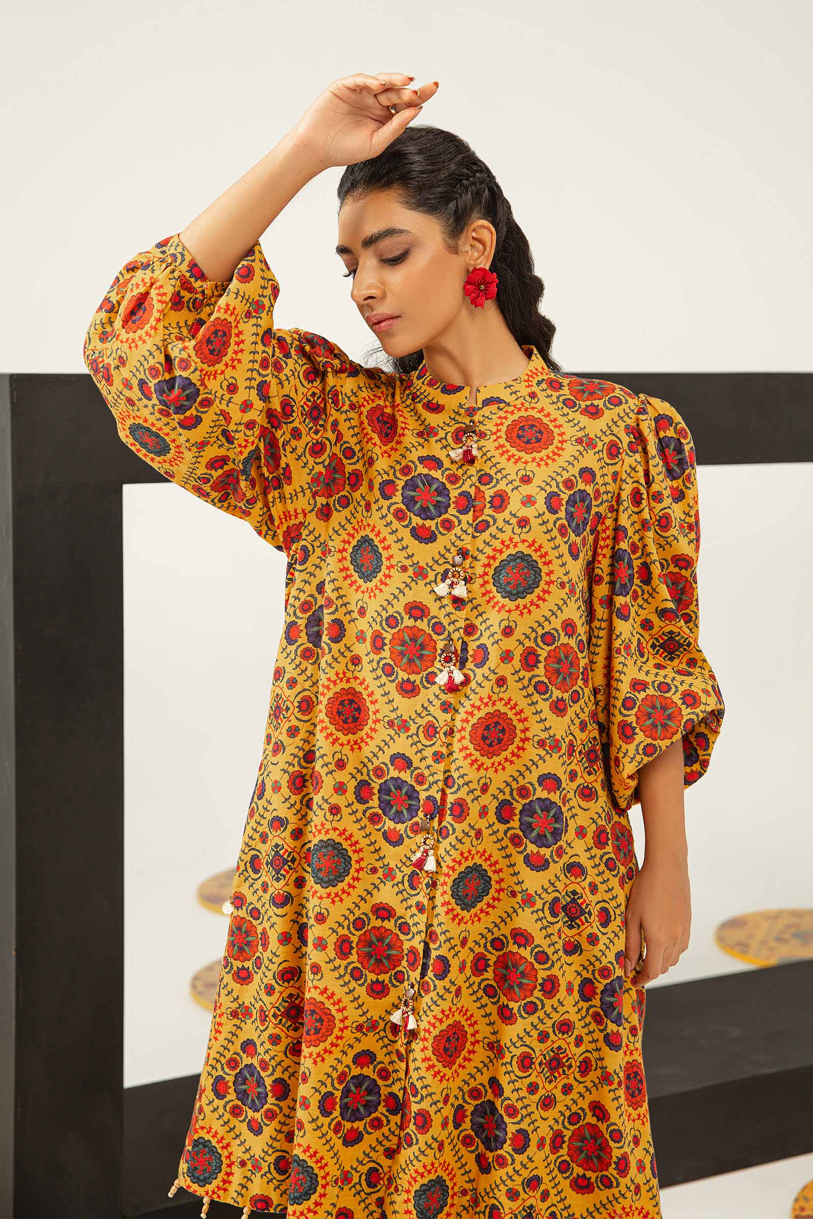 2 Piece - Khaddar Suit | MB-US23-203-B - Image 9