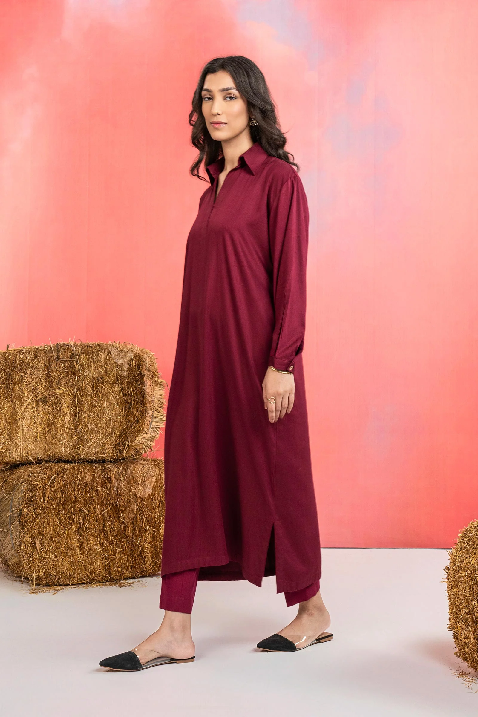 Dyed Herringbone Shirt - Image 6