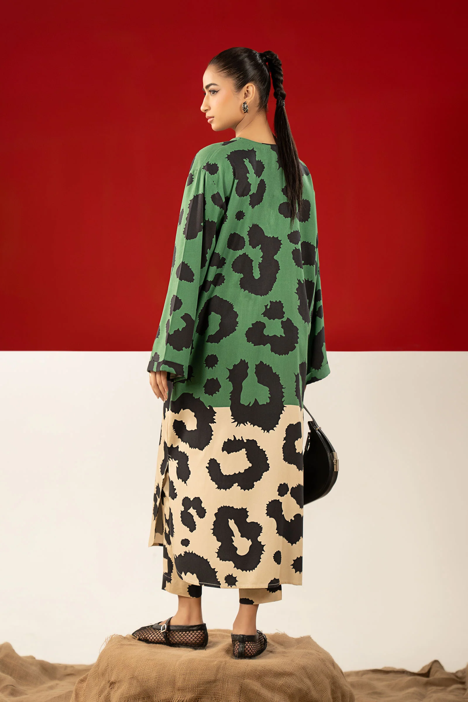 2 Pc Printed Twill Suit - Image 7