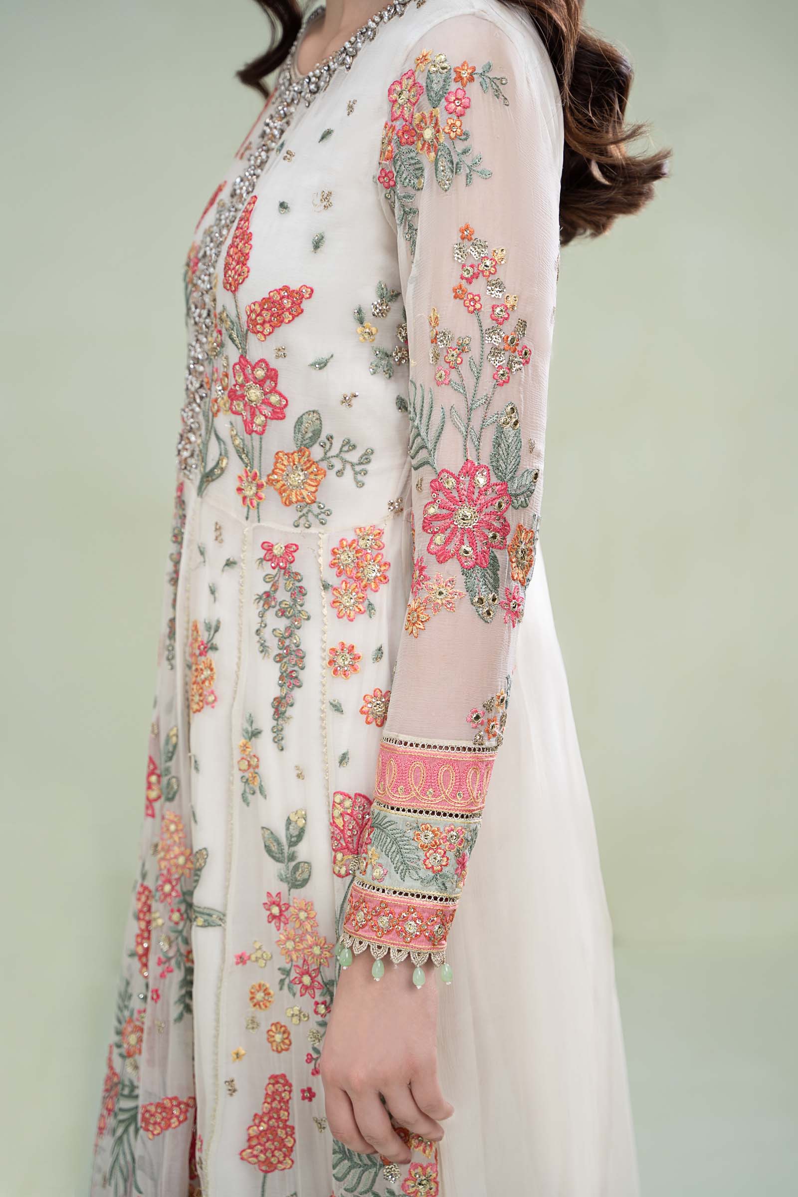 Suit Cloud White Floral MCS-23-106 - Image 4