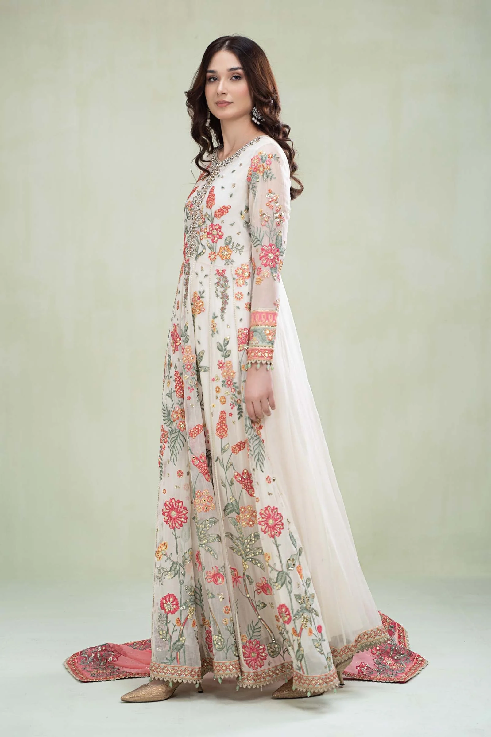 Suit Cloud White Floral MCS-23-106 - Image 7