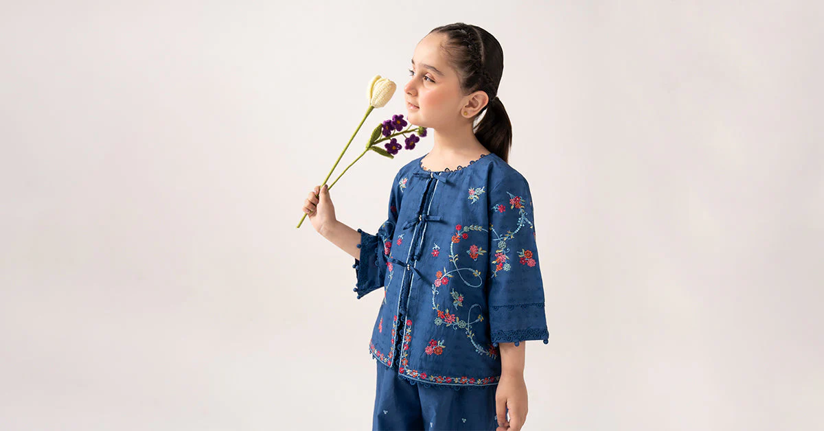 2 Piece Embroidered Dobby Lawn Suit - Image 8
