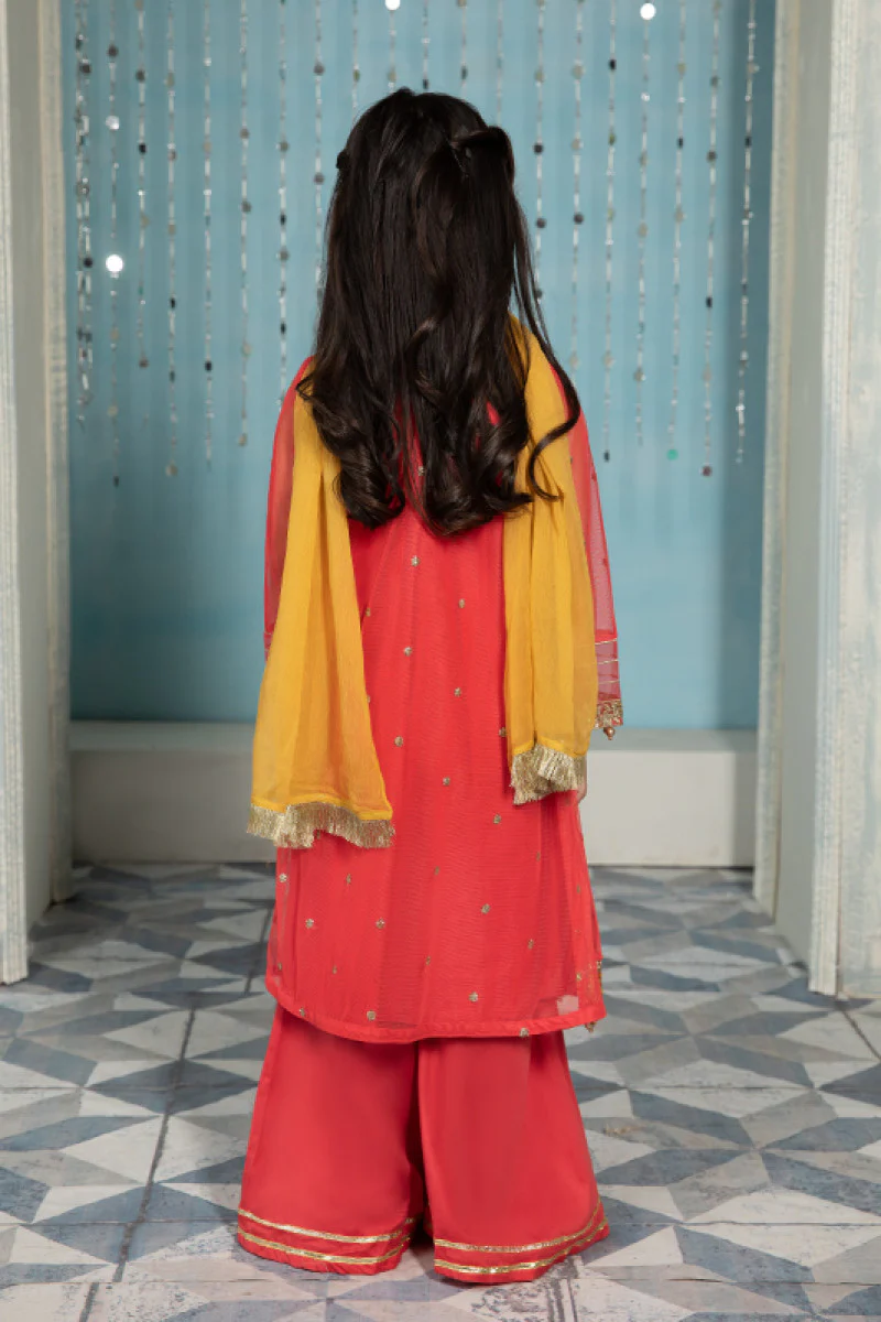 Suit Coral Pink MKS-EA22-05 - Image 4