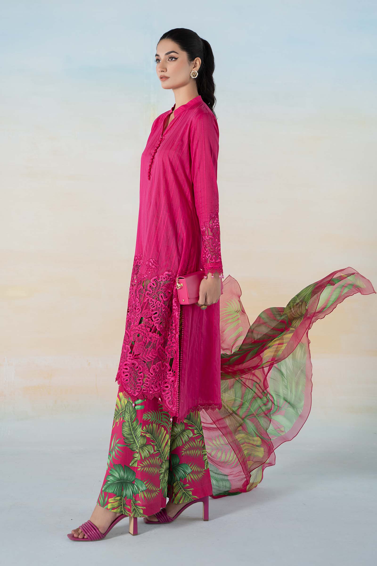 3 PIECE PRINTED DOBBY LAWN SUIT | MPS-2101-B - Image 6
