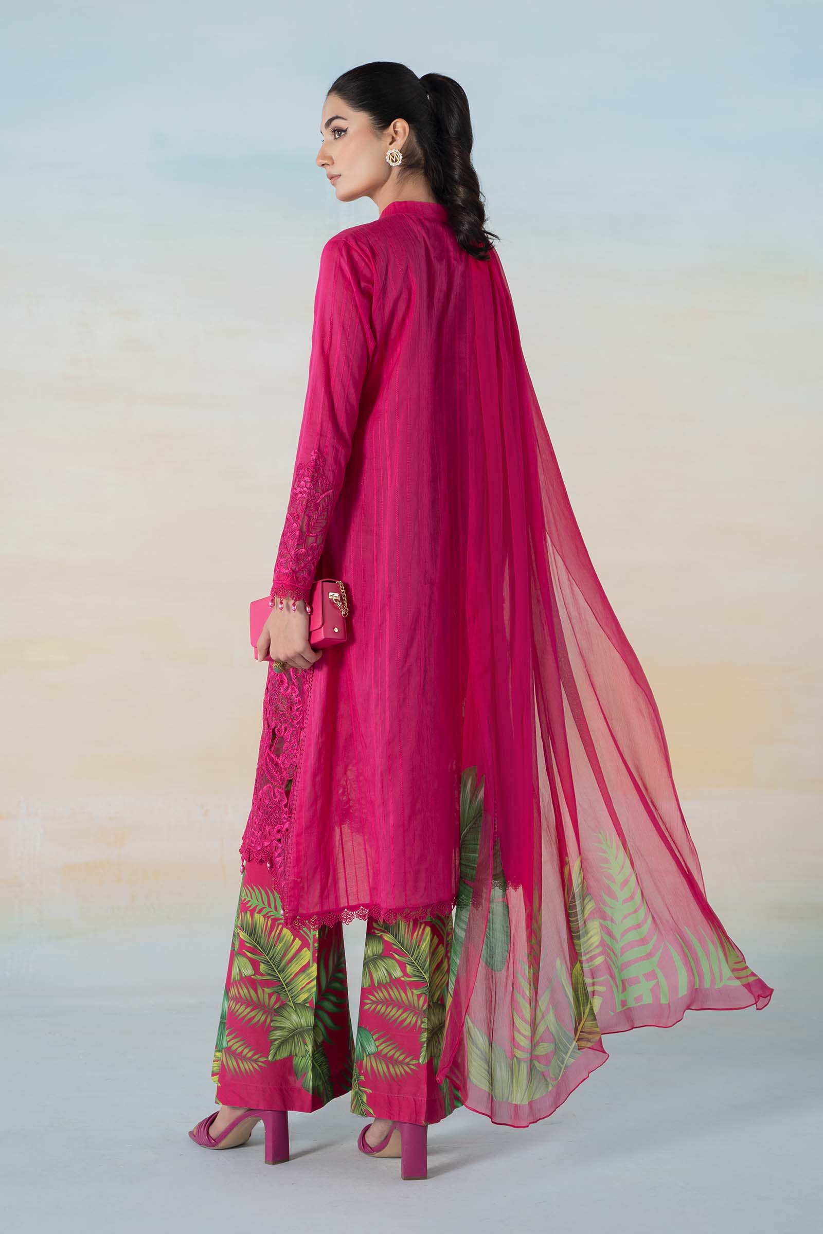 3 PIECE PRINTED DOBBY LAWN SUIT | MPS-2101-B - Image 7