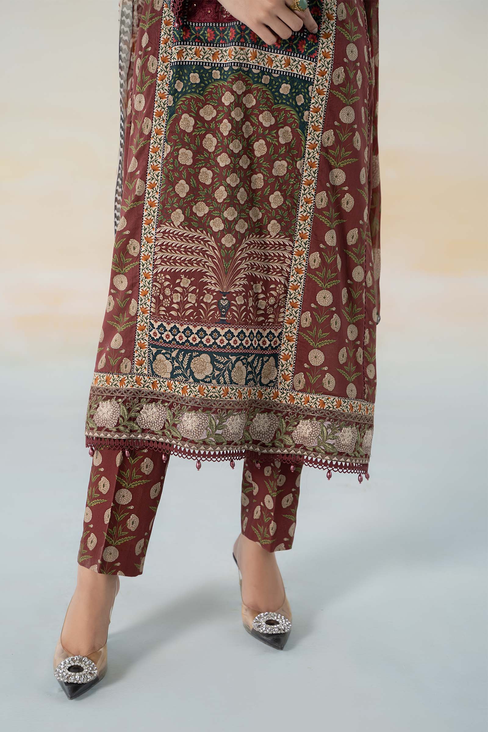 3 PIECE PRINTED LAWN SUIT - Image 5