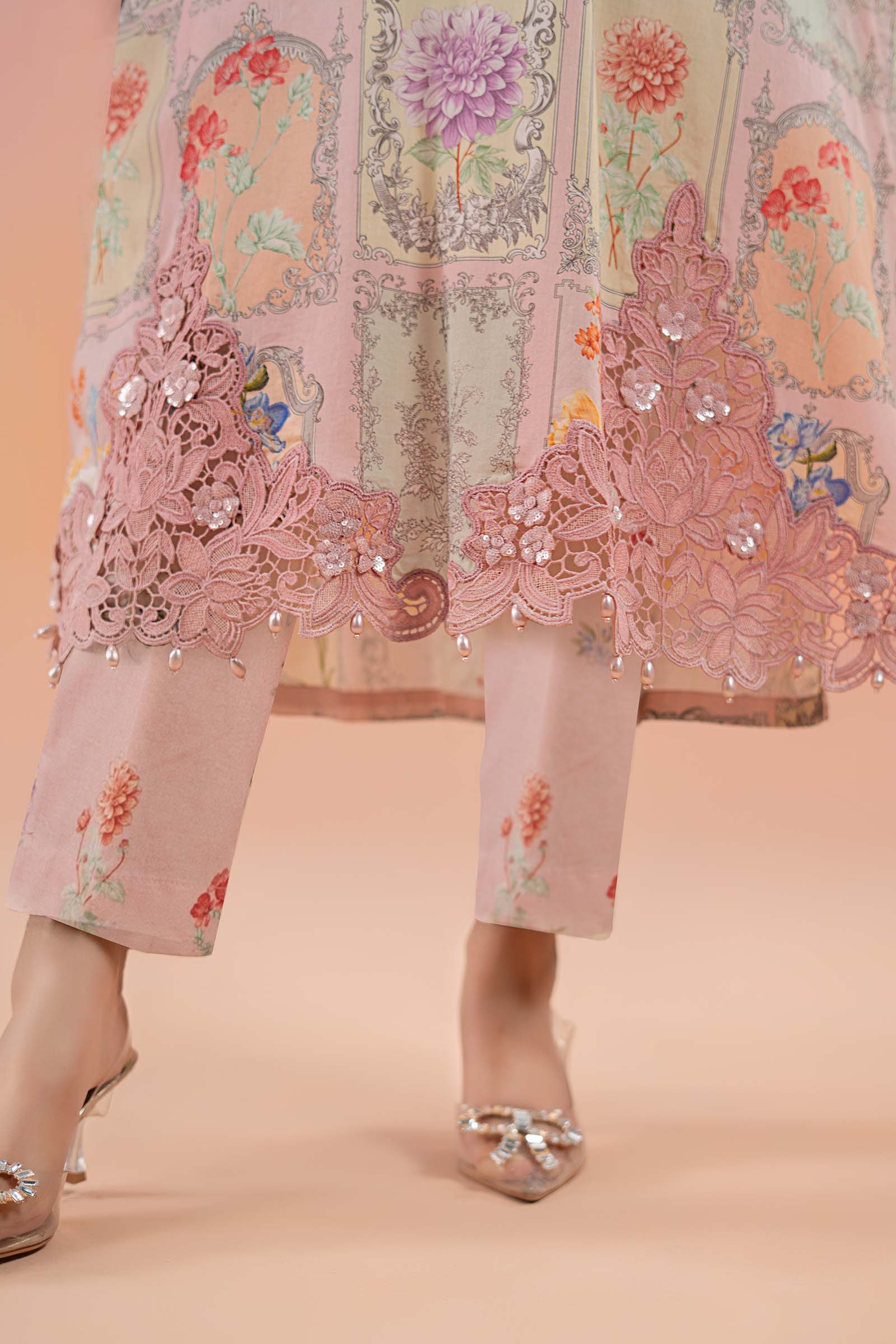 3 Piece Printed Lawn Suit | MPS-2511-A - Image 5
