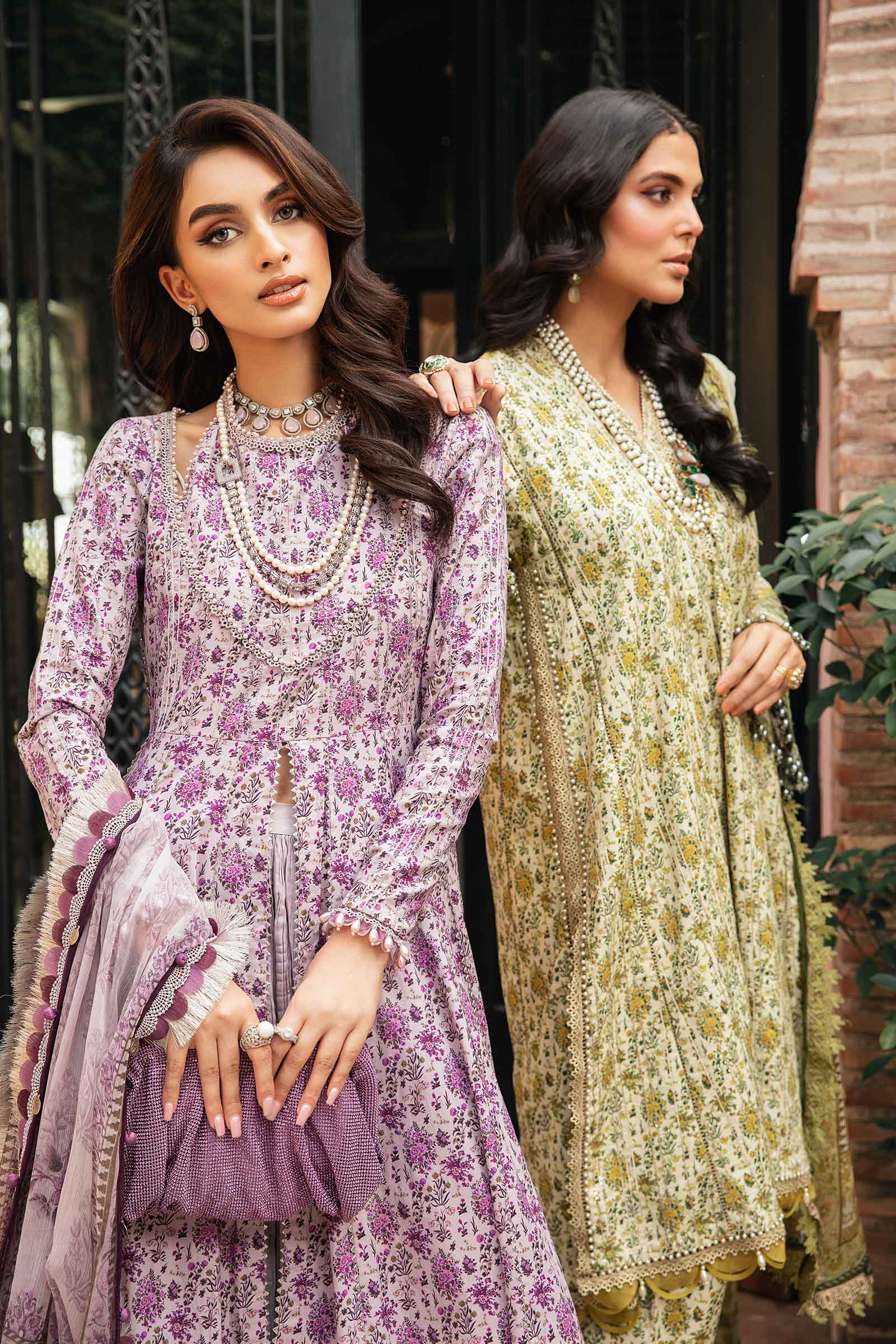 3 Piece Unstitched Printed Suit | MPT-2207-B - Image 2