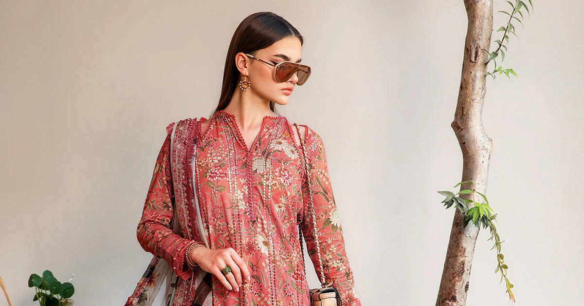 3 Piece Unstitched Printed Lawn Suit | MPT-2508-A - Image 5