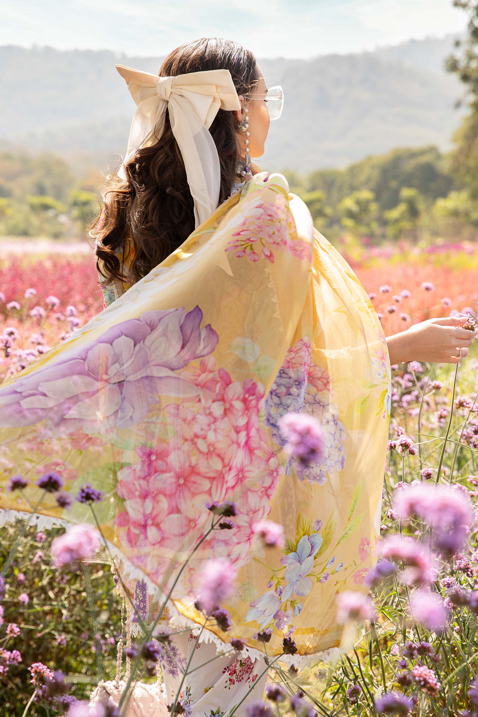 3 Piece Unstitched Printed Lawn Suit | MPT-2509-A - Image 6