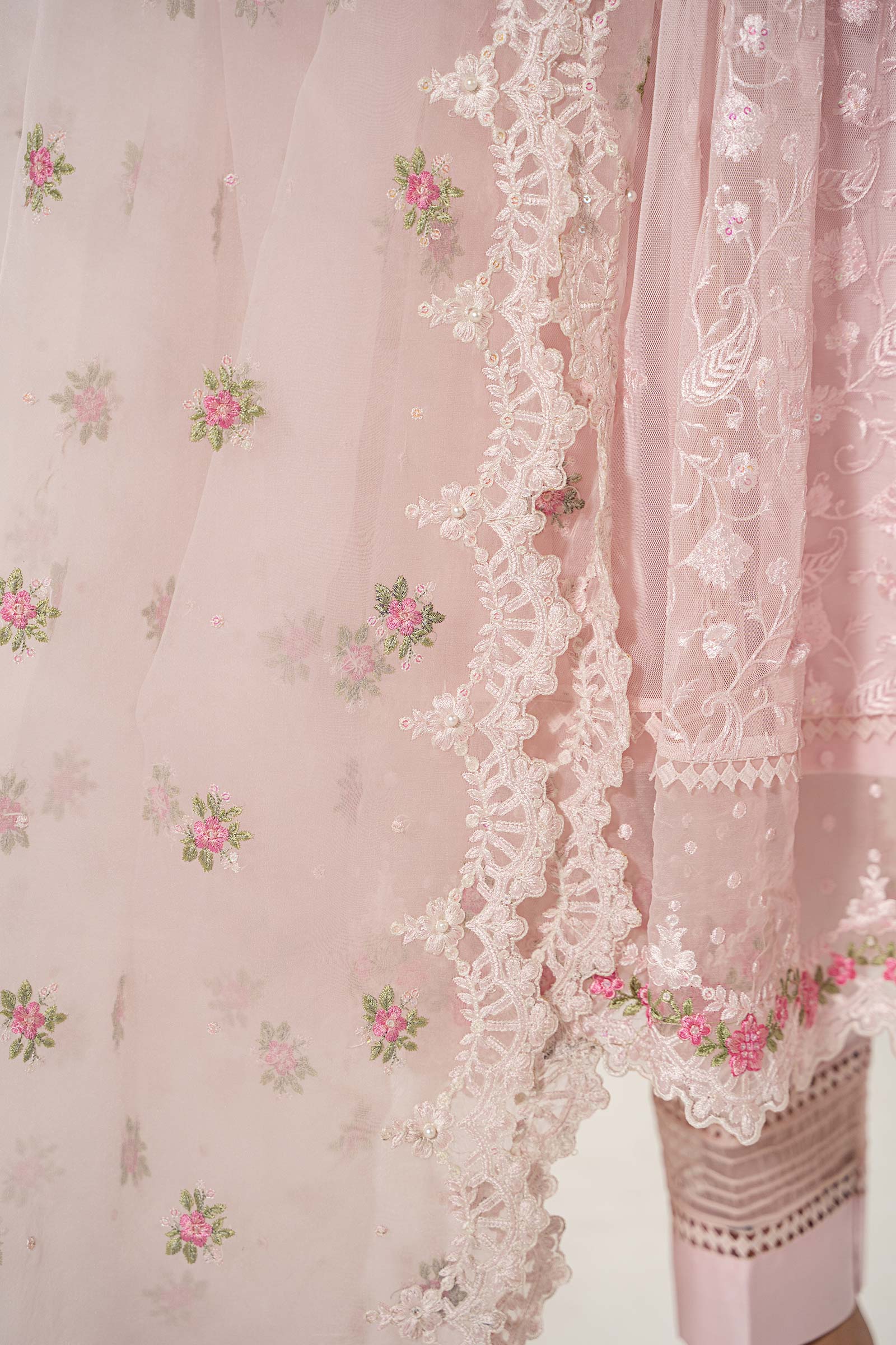 3 Piece Embroidered Suit - Image 8