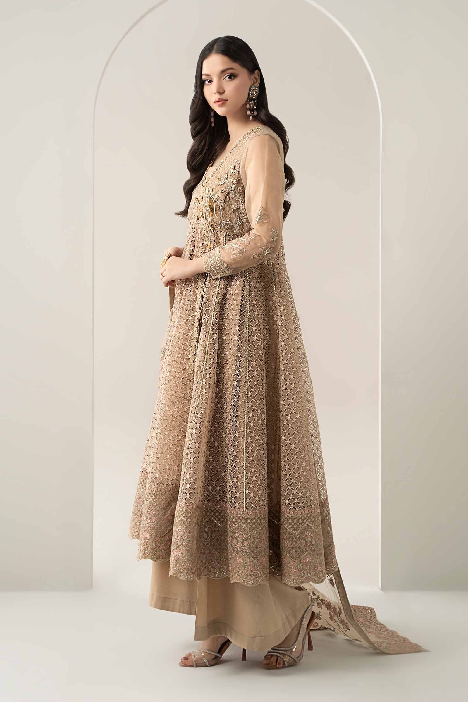 3 Piece Embroidered Organza Suit - Image 7