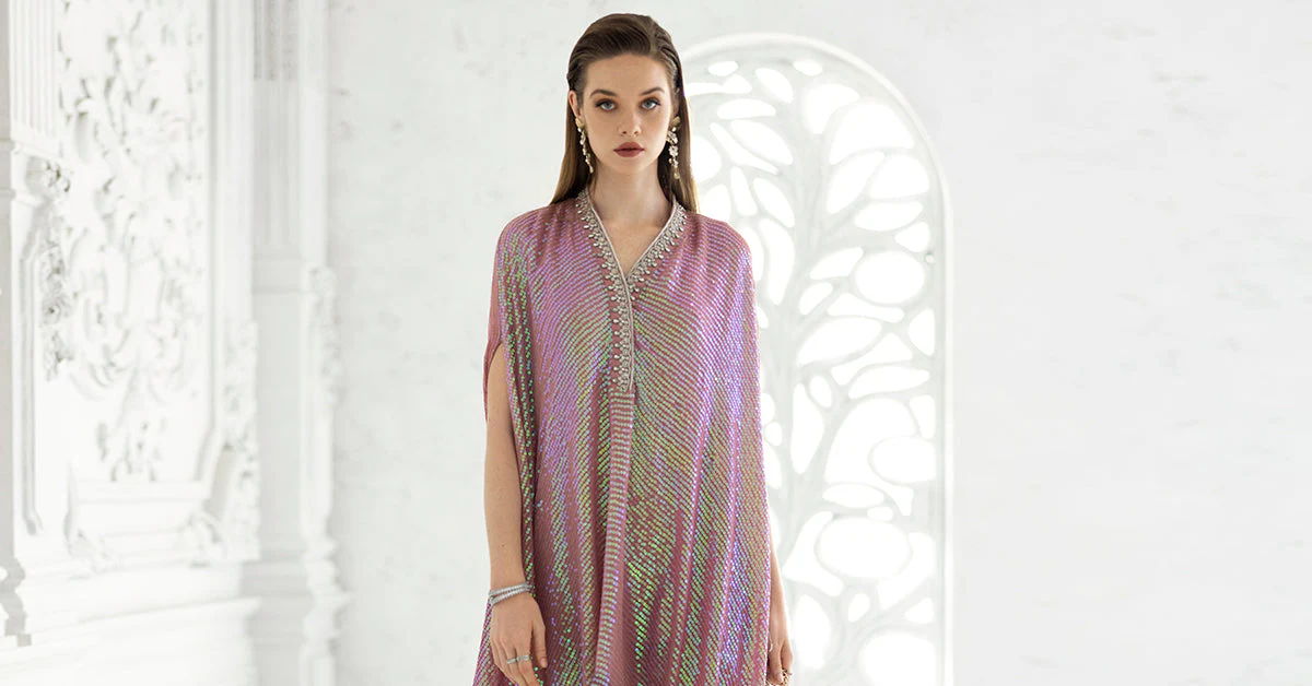 3 Piece Embroidered Chiffon Suit - Image 16